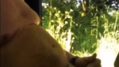 grandpa suck outdoor