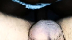 Bottom, Bare filled by Huge Black Cock