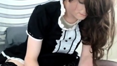 Cute uncircumcised french maid 02