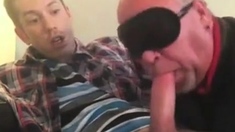 Young boy sucked by old