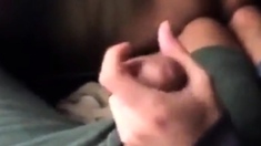 stranger public bus handjob cumshot