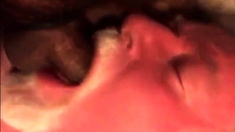 Daddy sucking cub
