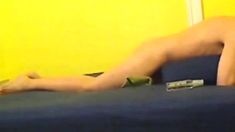 Fleshlight pillow humping cum inside