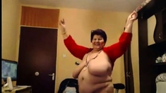 bbw granny dance