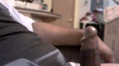 Chubby Milf Slurps Cum From My Cock