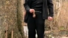 daddy alone outside