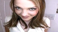 Hot amateur teen blowjob and facial HD video