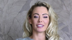 Sexy Blonde Chick Solo Masturbation