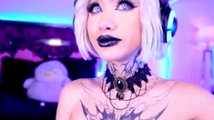 Emo E-Girl of the Dark Arts