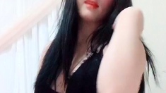 Amateur Asian Webcam Strip Masturbation