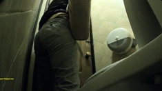 Russian Public Bio Toilet Hidden Spy Cam