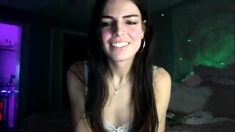 Brunette Solo Webcam Masturbation