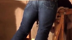 Daddy Spanks His Boy in Tight Jeans