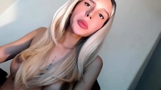 Blonde MILF with Big Boobs Playing Cam Free Porn