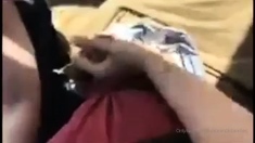 Busty black amateurs awesome pov handjob