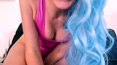 Amateur blond girl with big boobs getting fucked