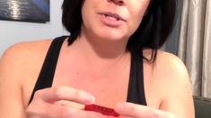 Beautiful brunette in sexy solo fingering masturbation 4 wmv