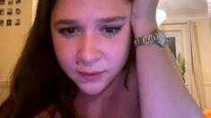 Curly Blonde Teen Records Solo Dildo Masturbation More at