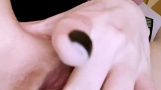 hot amateur blonde close up masturbation HD