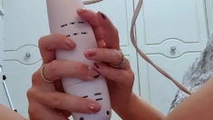 Close Up Pierced Twat Toying