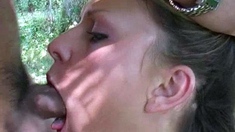 Homemade amateur blonde blowjob