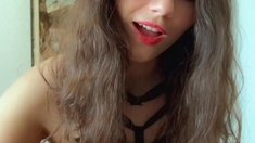 Big tit brunette MILF sucks and tit fucks a big cock