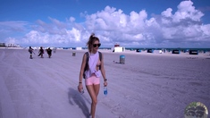 Beautiful blonde babe franziska facella solo masturbation
