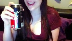 Brunette Solo Webcam Masturbation
