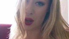 Big boobs milf masturbates with her dildo