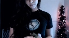 Brunette Solo Webcam Masturbation