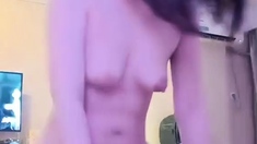 Close up POV of teen sucking cock