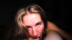 Brunette hardcore blowjob