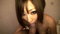 Mature asian blowjob handjob voyeur in room