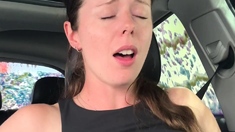 Having A Mind Blowing Orgasm In The CAR WASH