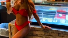 Blonde Natasha Marley With Big Boob