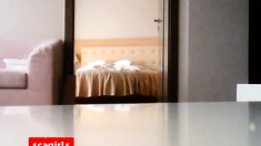 In My Ff Nylon Stockings Corset Garter Belt And High Heels