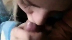 2 Really Cute Girls Giving A Blow Job